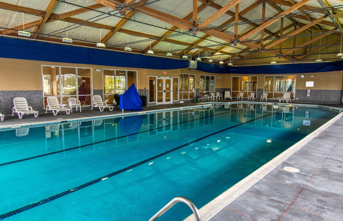 large indoor heated pool